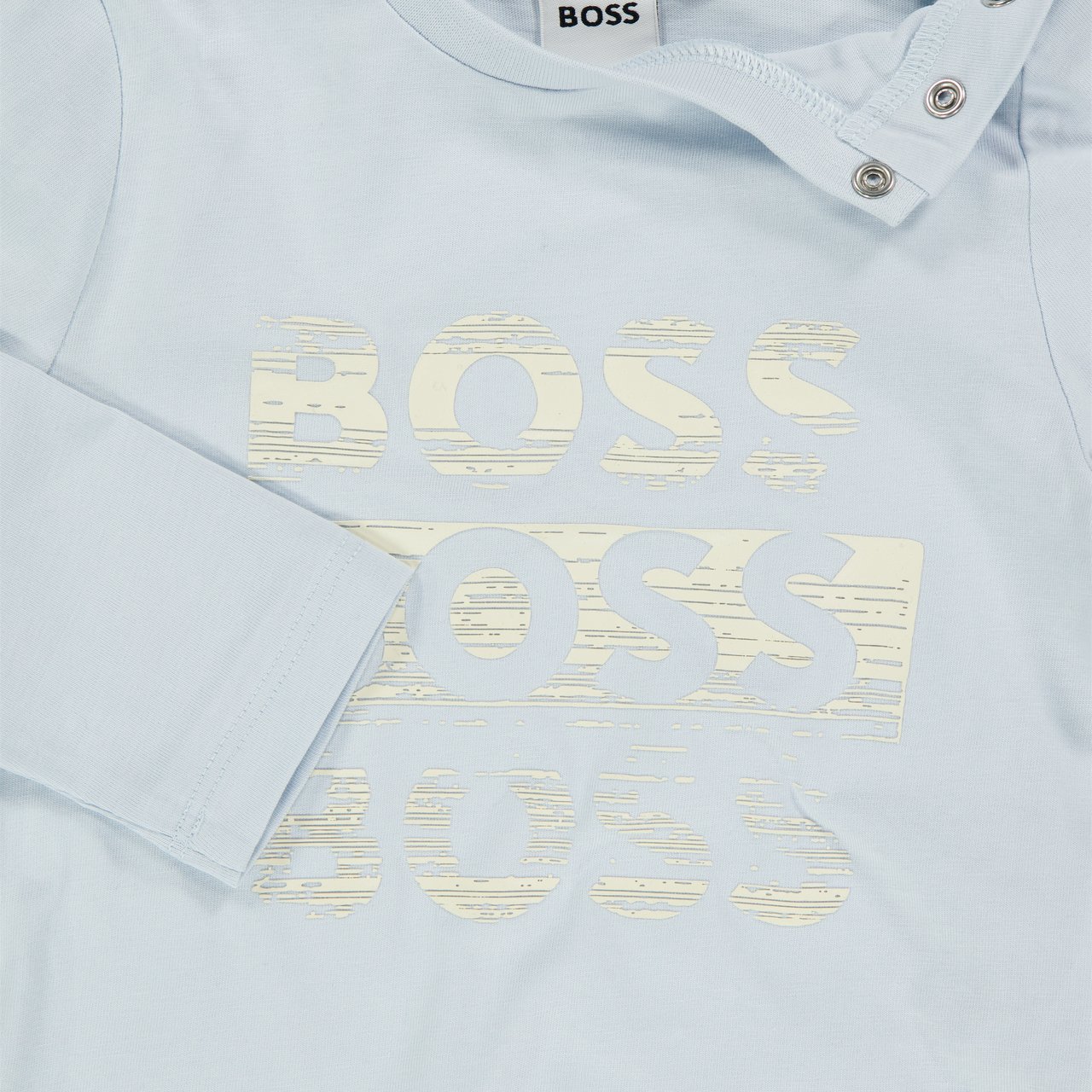 Boss Boss Baby Jongens T-Shirt In Licht Blauw Blauw
