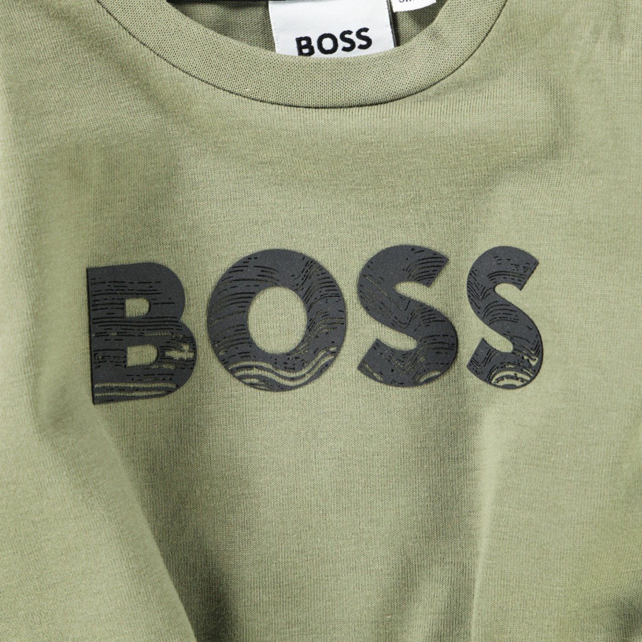 Boss Boss Baby Jongens T-Shirt In Army Groen