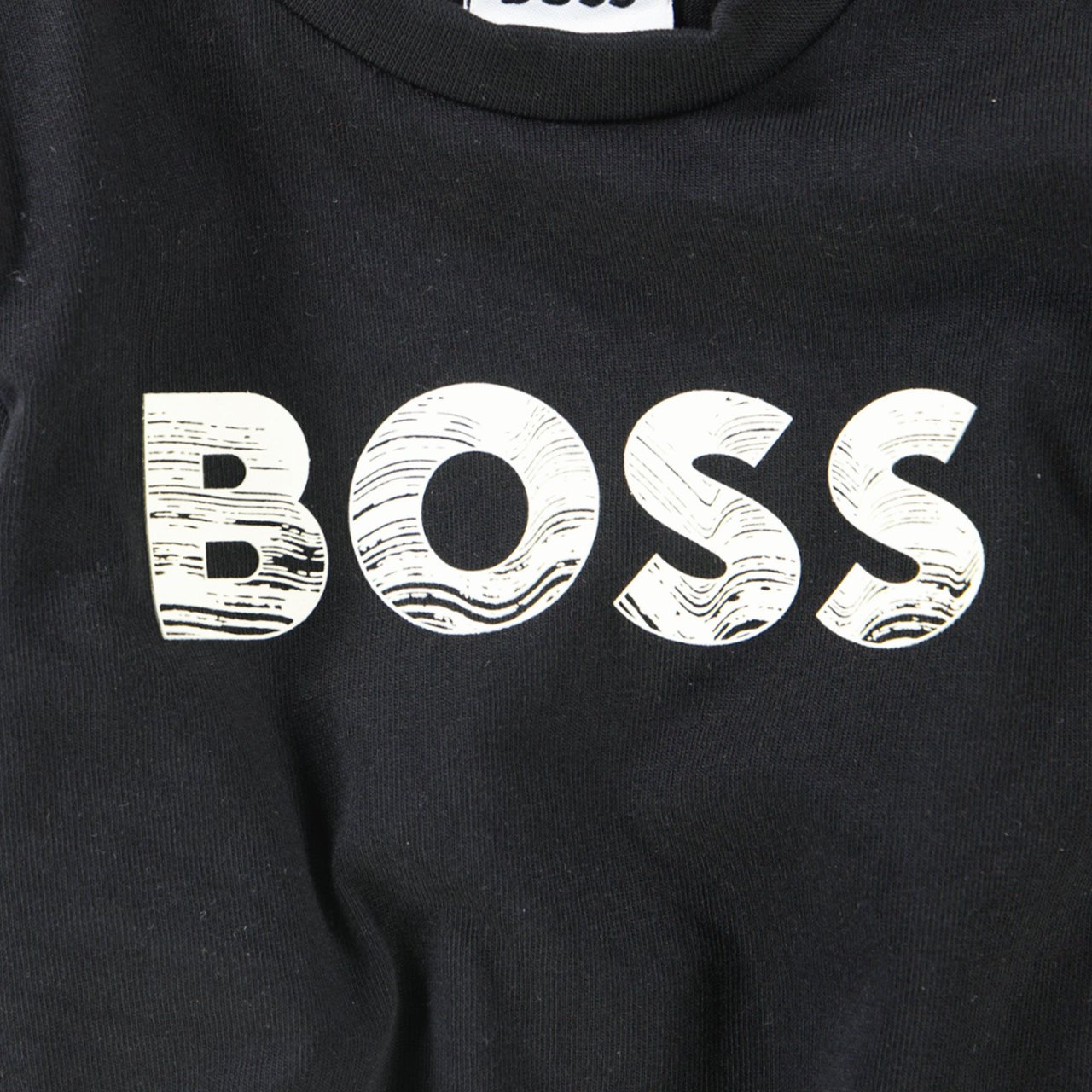 Boss Boss Baby Jongens T-Shirt In Zwart Zwart