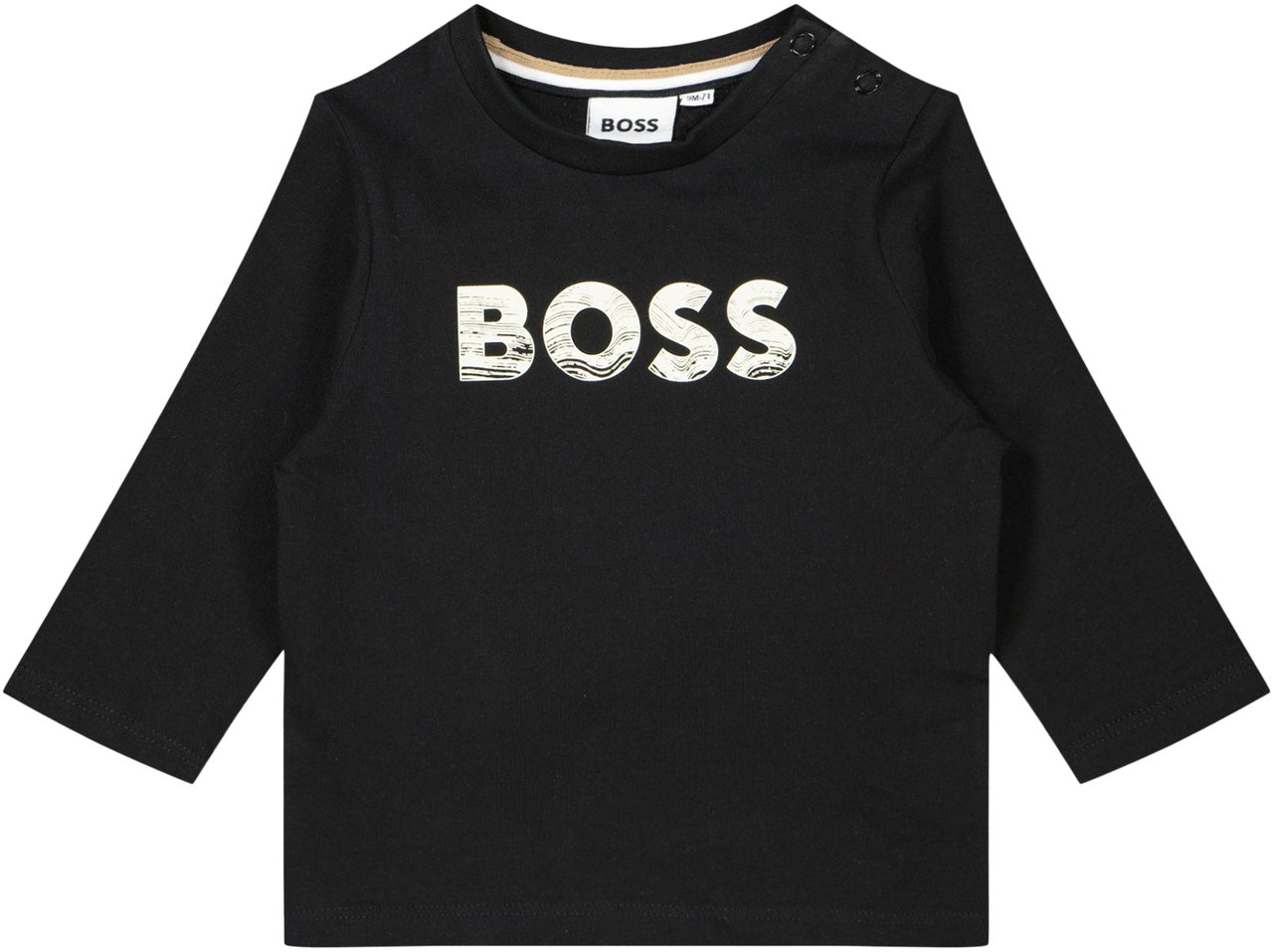 Boss Boss Baby Jongens T-Shirt In Zwart Zwart