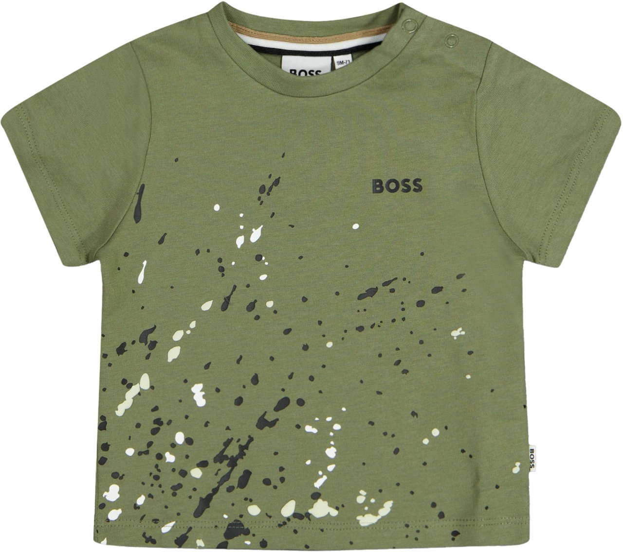 Boss Boss Baby Jongens T-Shirt In Army Groen