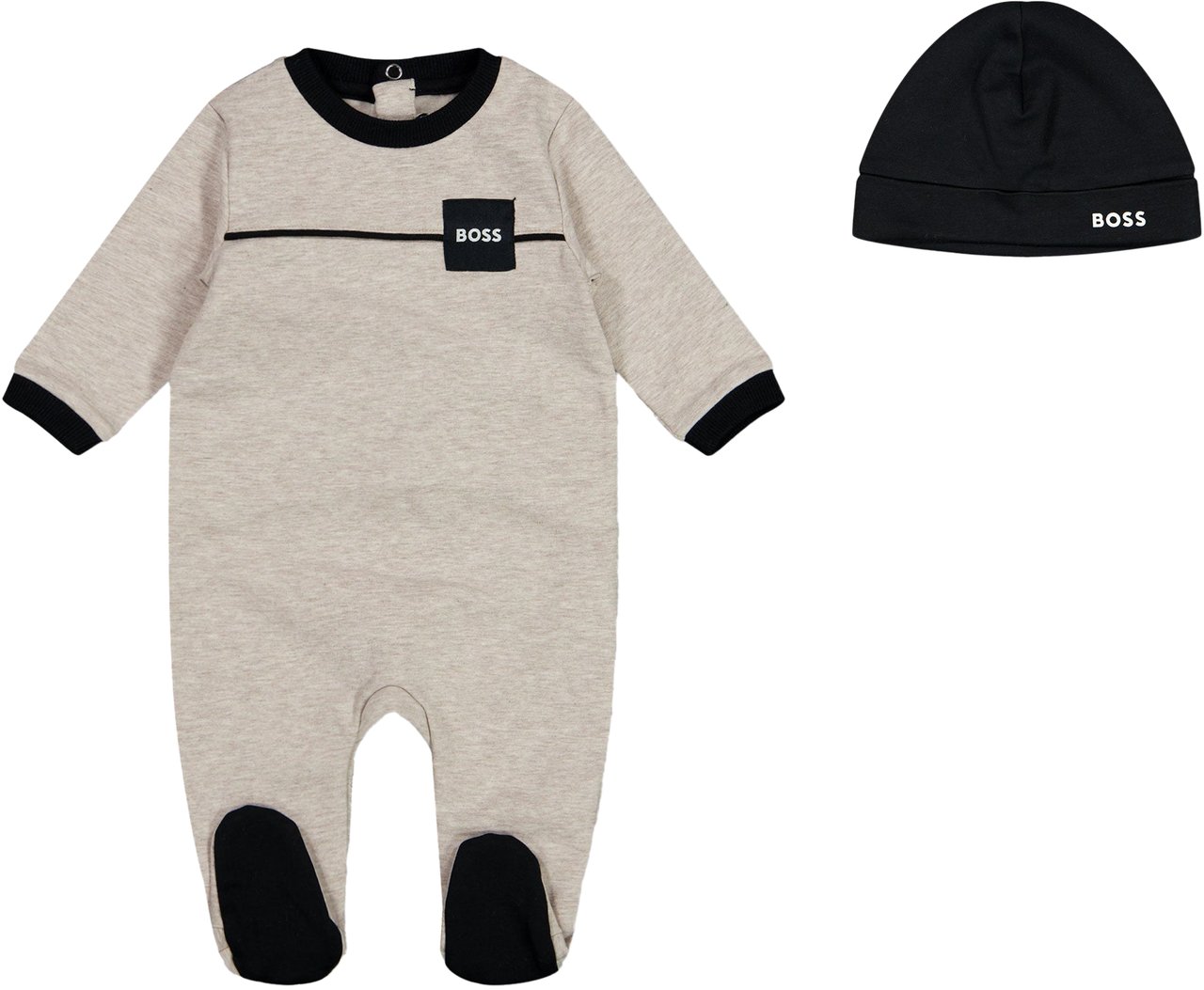 Boss Boss Baby Jongens Boxpakje In Licht Beige Beige