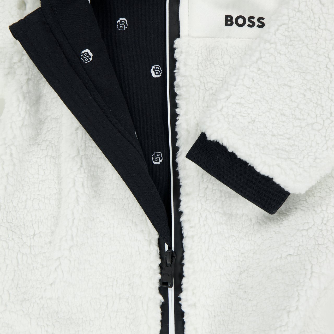 Boss Boss Baby Jongens Boxpakje In Wit Wit