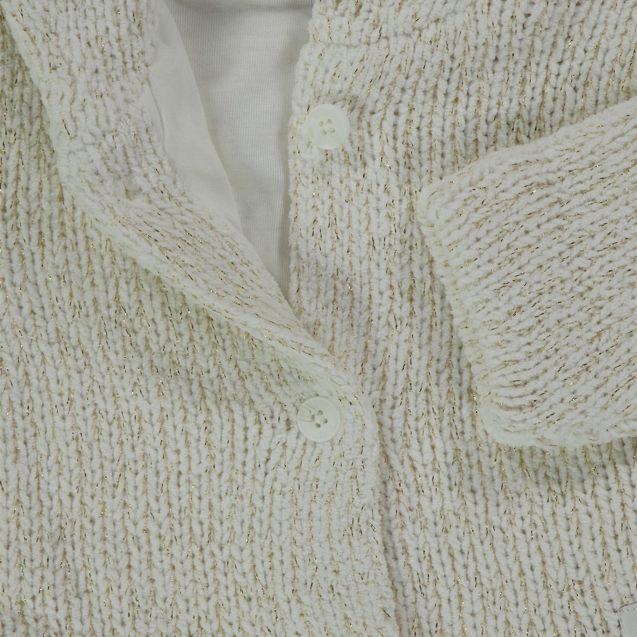 Boss Boss Baby Meisjes Vest In Off White Wit