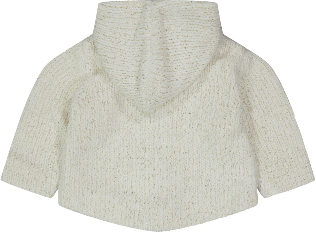 Boss Boss Baby Meisjes Vest In Off White Wit