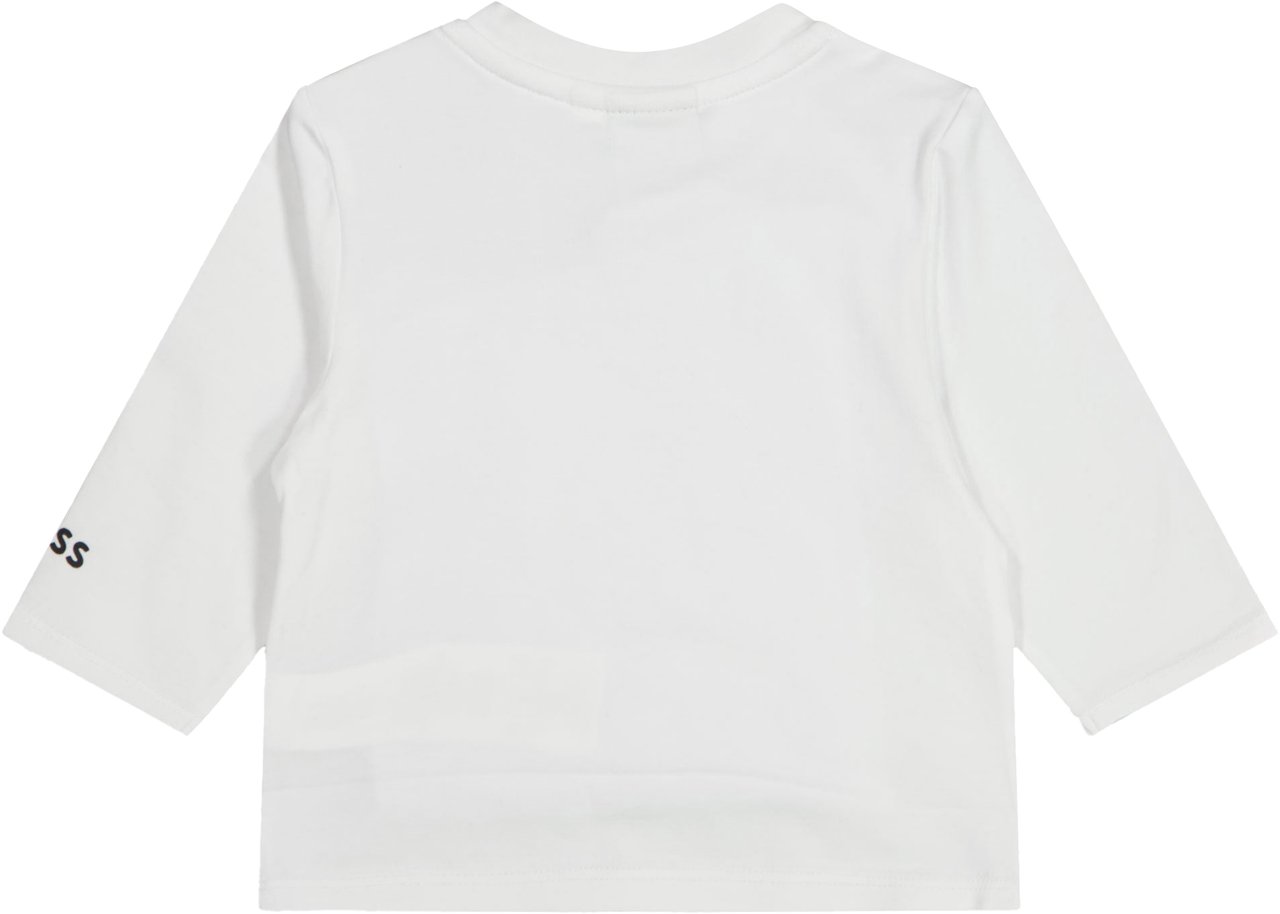 Boss Boss Baby Jongens T-Shirt In Wit Wit