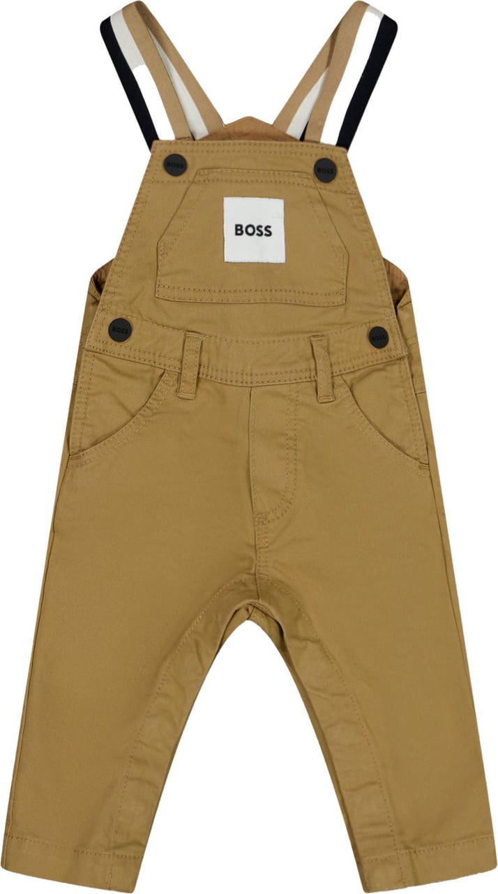 Boss Boss Baby Jongens Broek In Camel Taupe