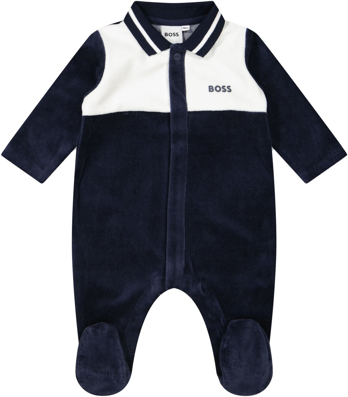 Boss Boss Baby Jongens Boxpakje In Navy Blauw