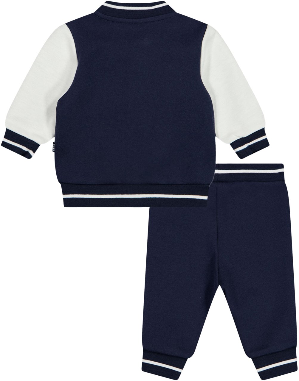 Boss Boss Baby Jongens Joggingpak In Navy Blauw