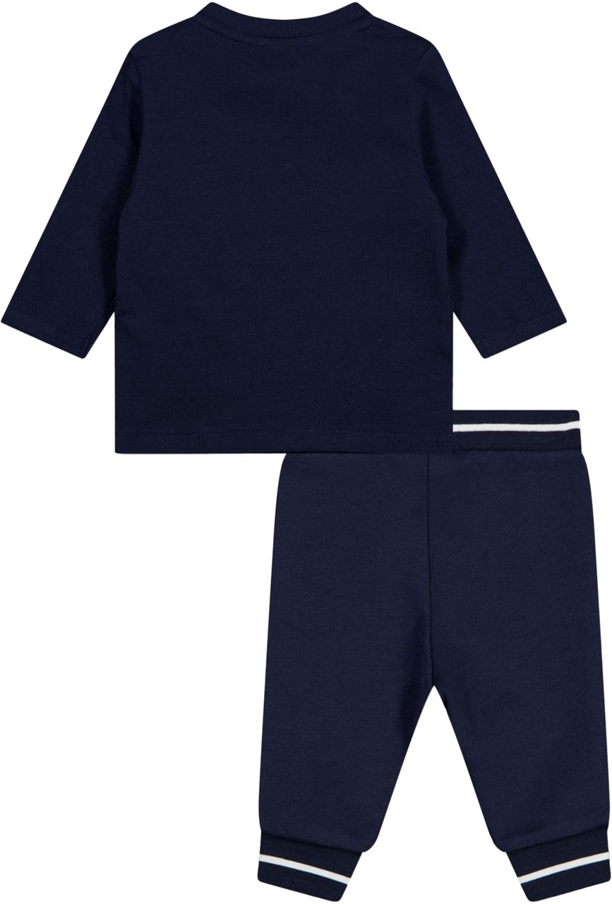 Boss Boss Baby Jongens Joggingpak In Navy Blauw