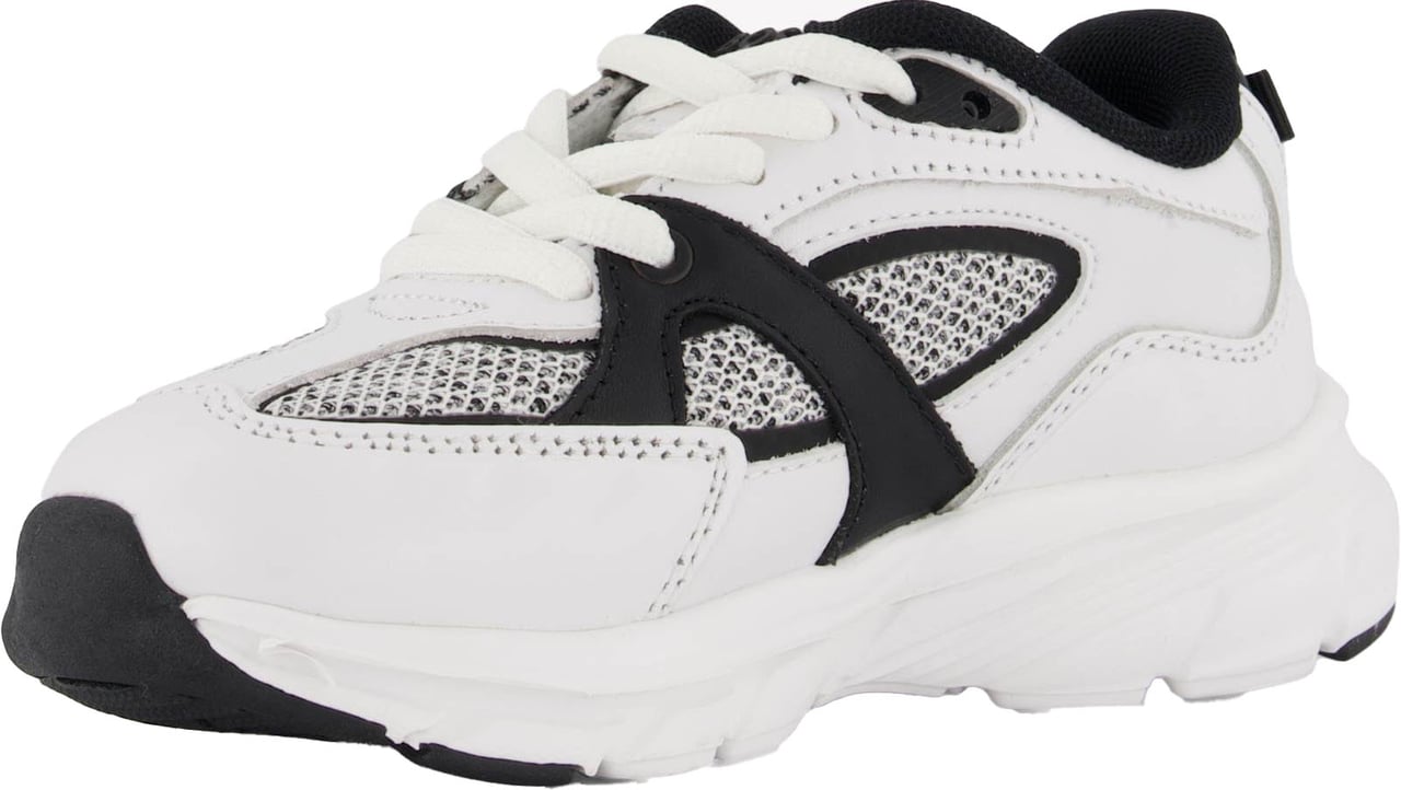 Boss Boss Jongens Sneakers In Wit Wit