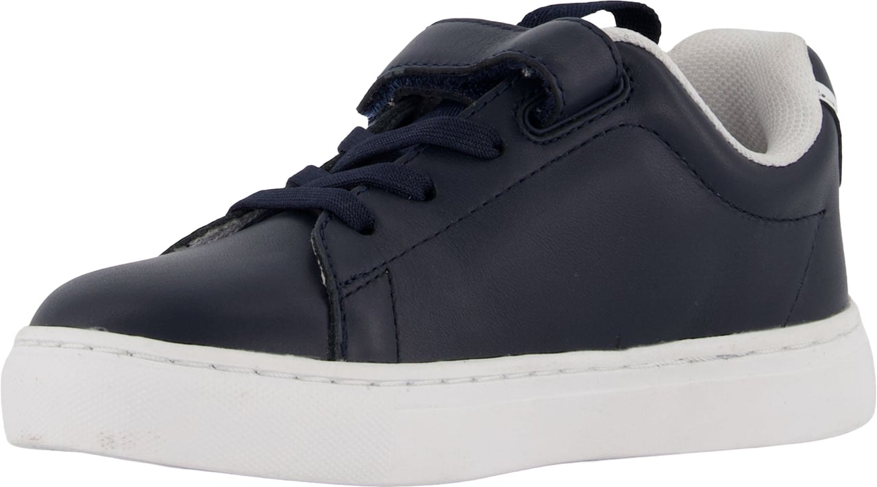 Boss Jongens Sneakers In Navy Blauw