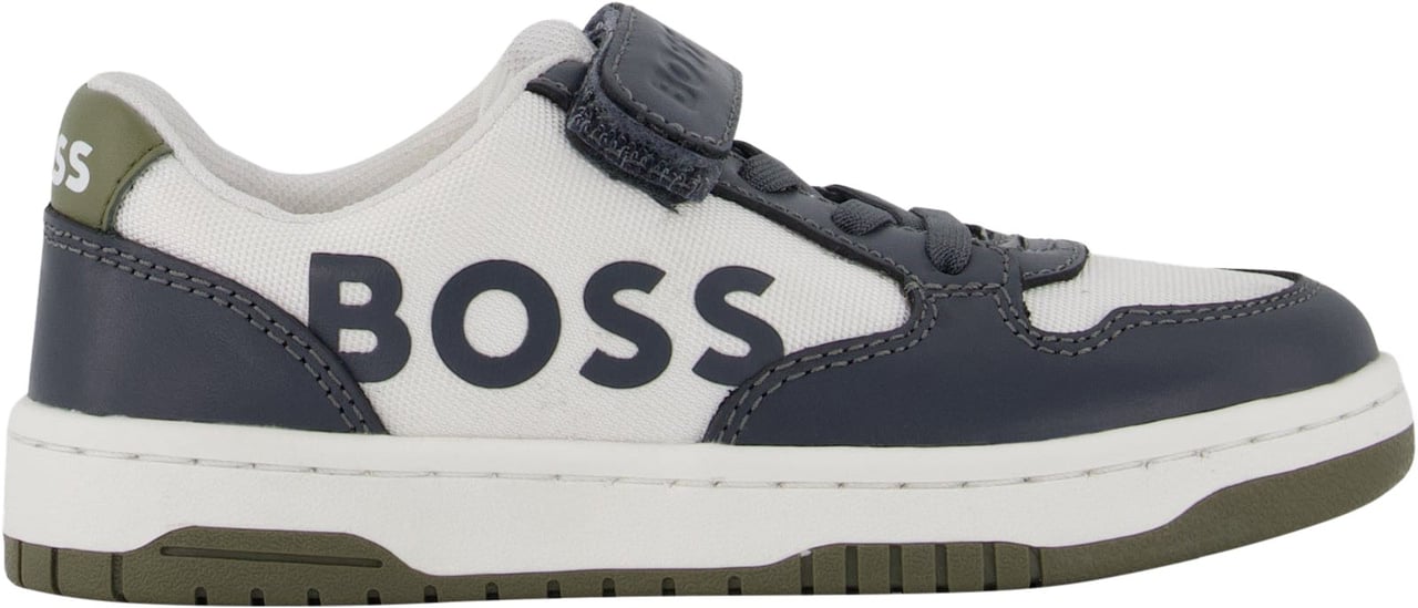 Boss Boss Jongens Sneakers In Grijs Grijs