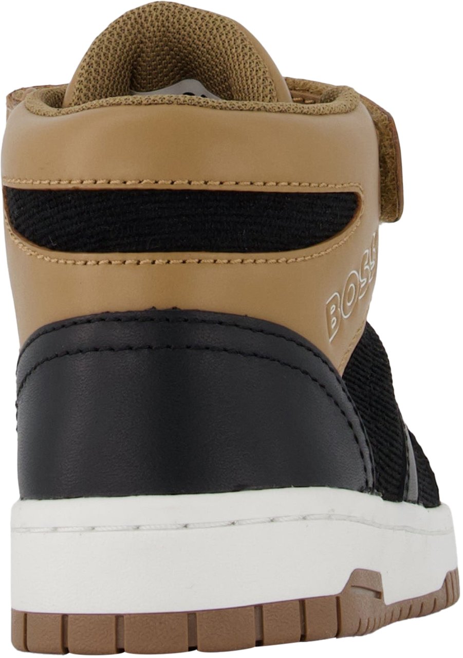 Boss Boss Jongens Sneakers In Zwart Zwart