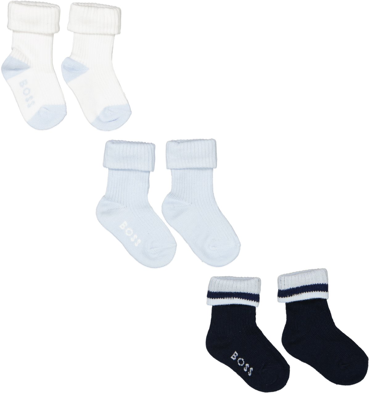 Boss Boss Baby Jongens Sokjes In Licht Blauw Blauw