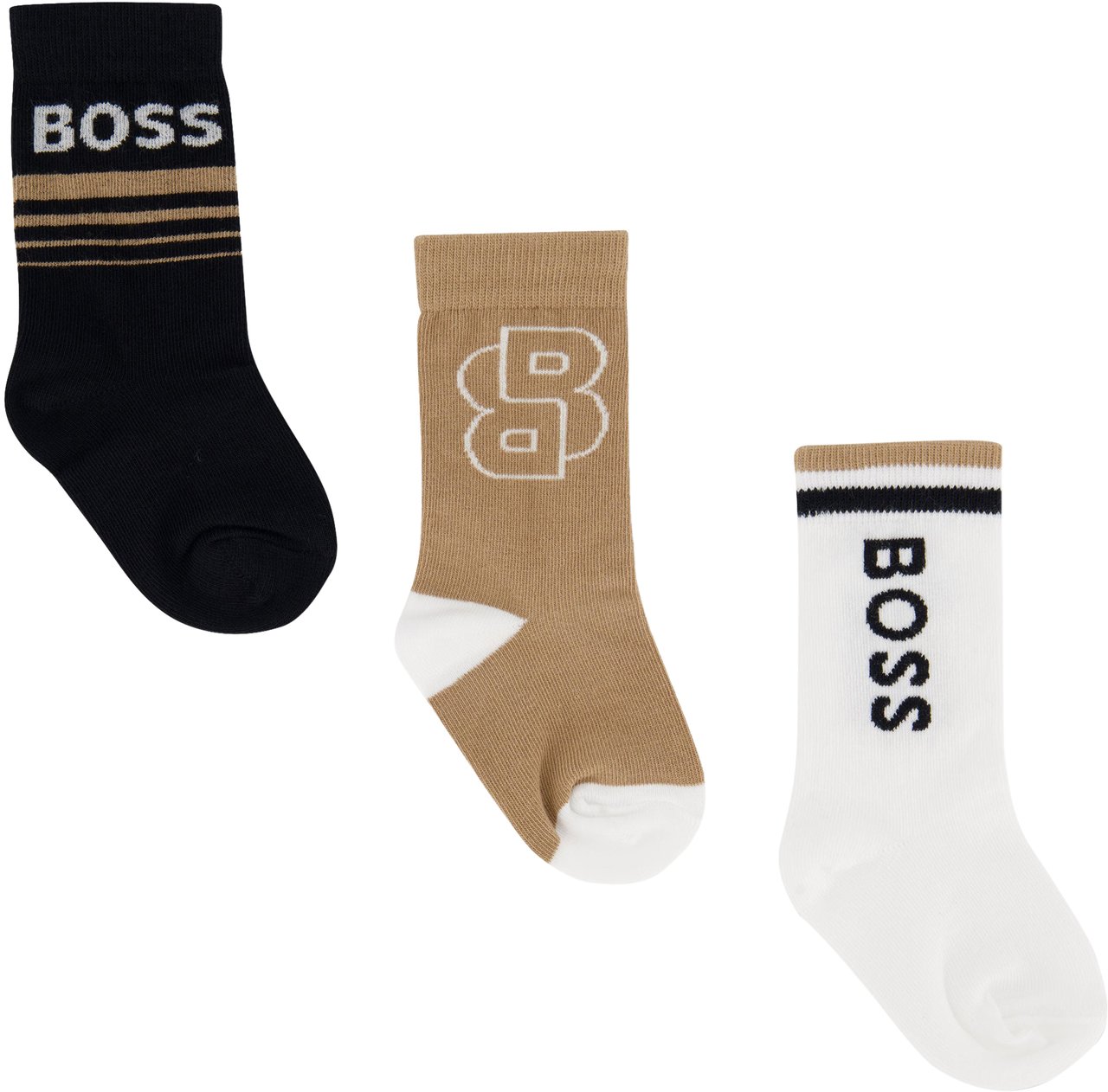 Boss Boss Baby Jongens Sokjes In Zwart Zwart