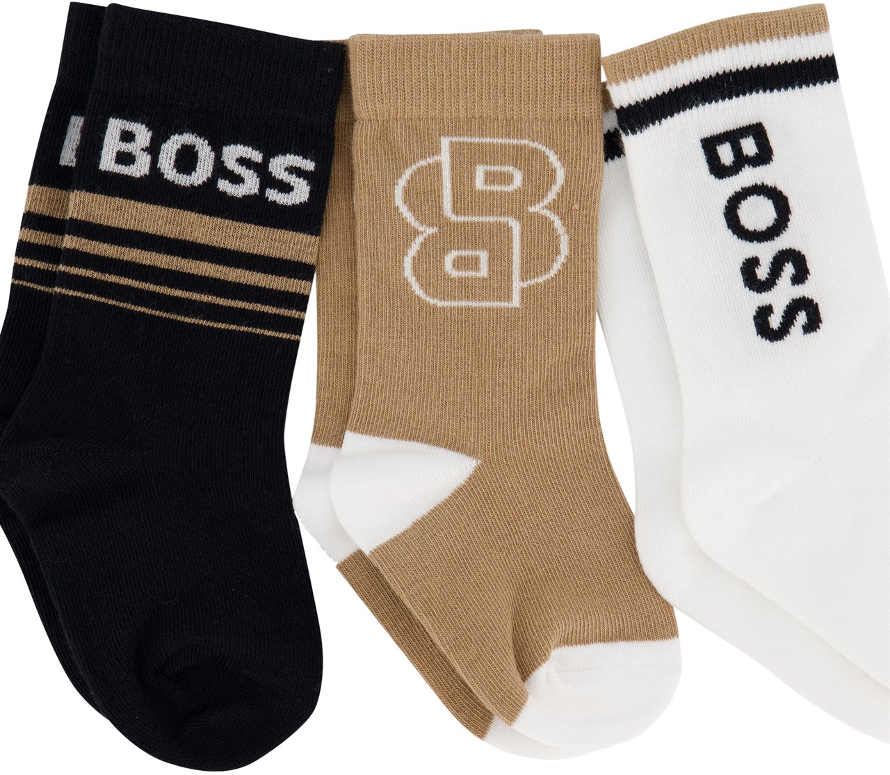 Boss Boss Baby Jongens Sokjes In Zwart Zwart