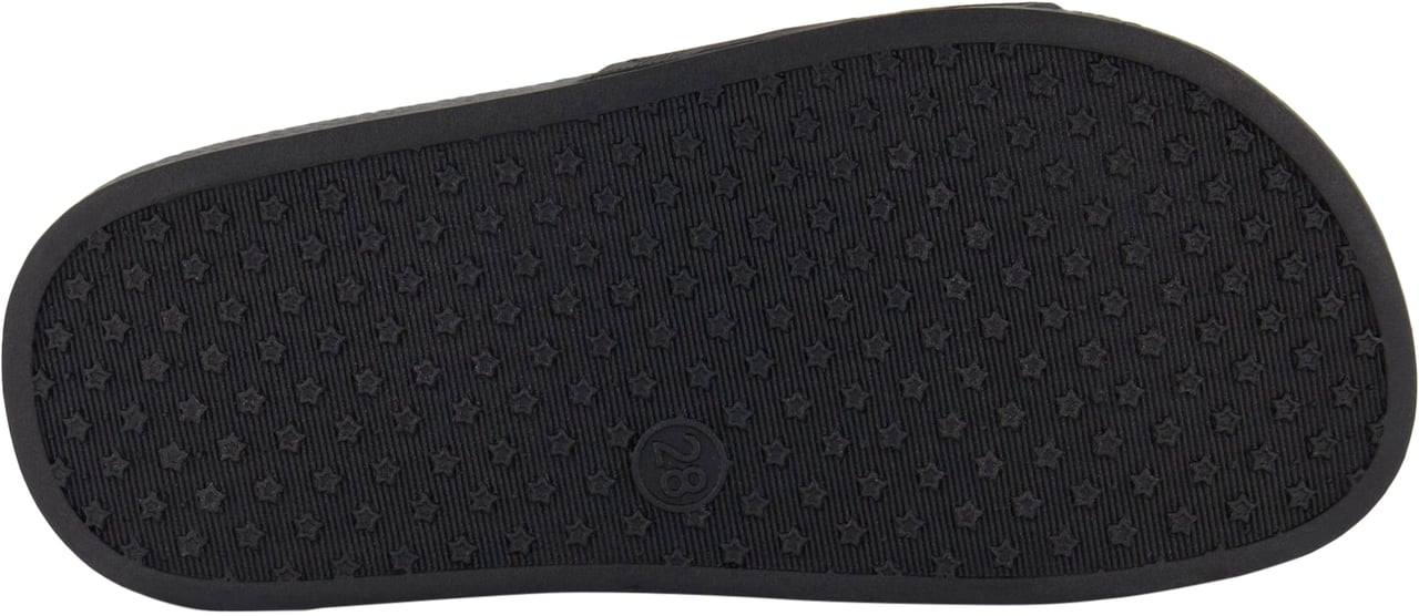 Boss Boss Jongens Slippers In Zwart Zwart