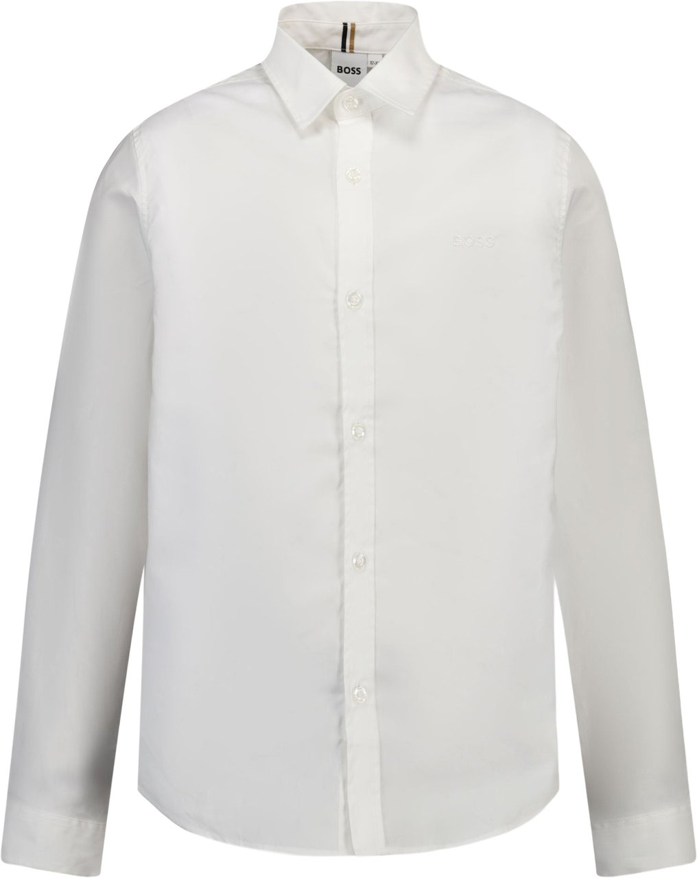 Boss Kinder Jongens Blouse In Wit Wit