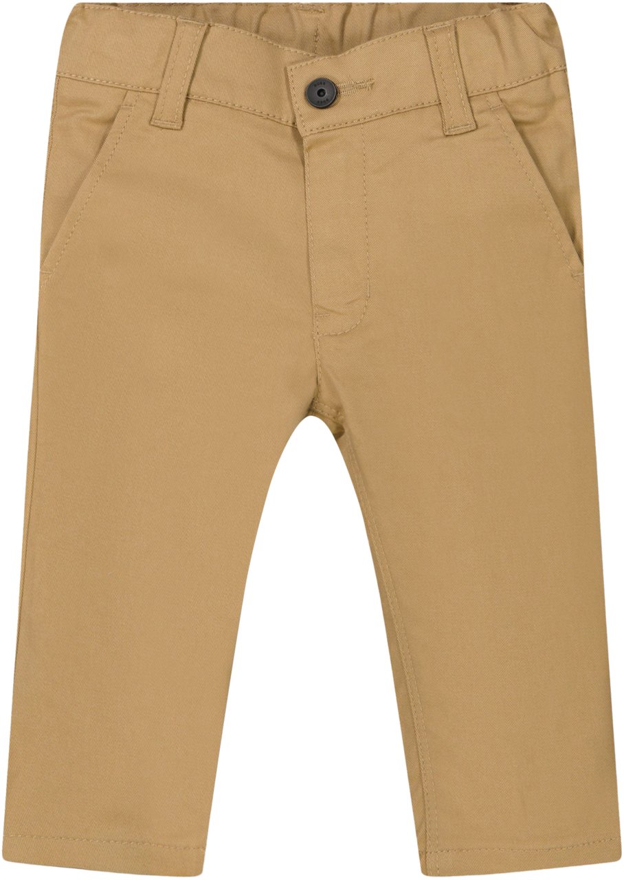 Boss Boss Baby Jongens Broek In Camel Taupe