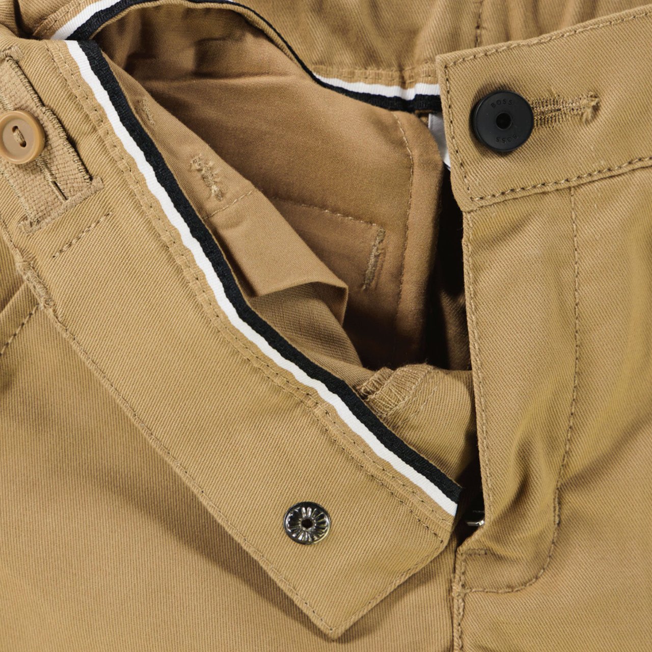 Boss Boss Baby Jongens Broek In Camel Taupe