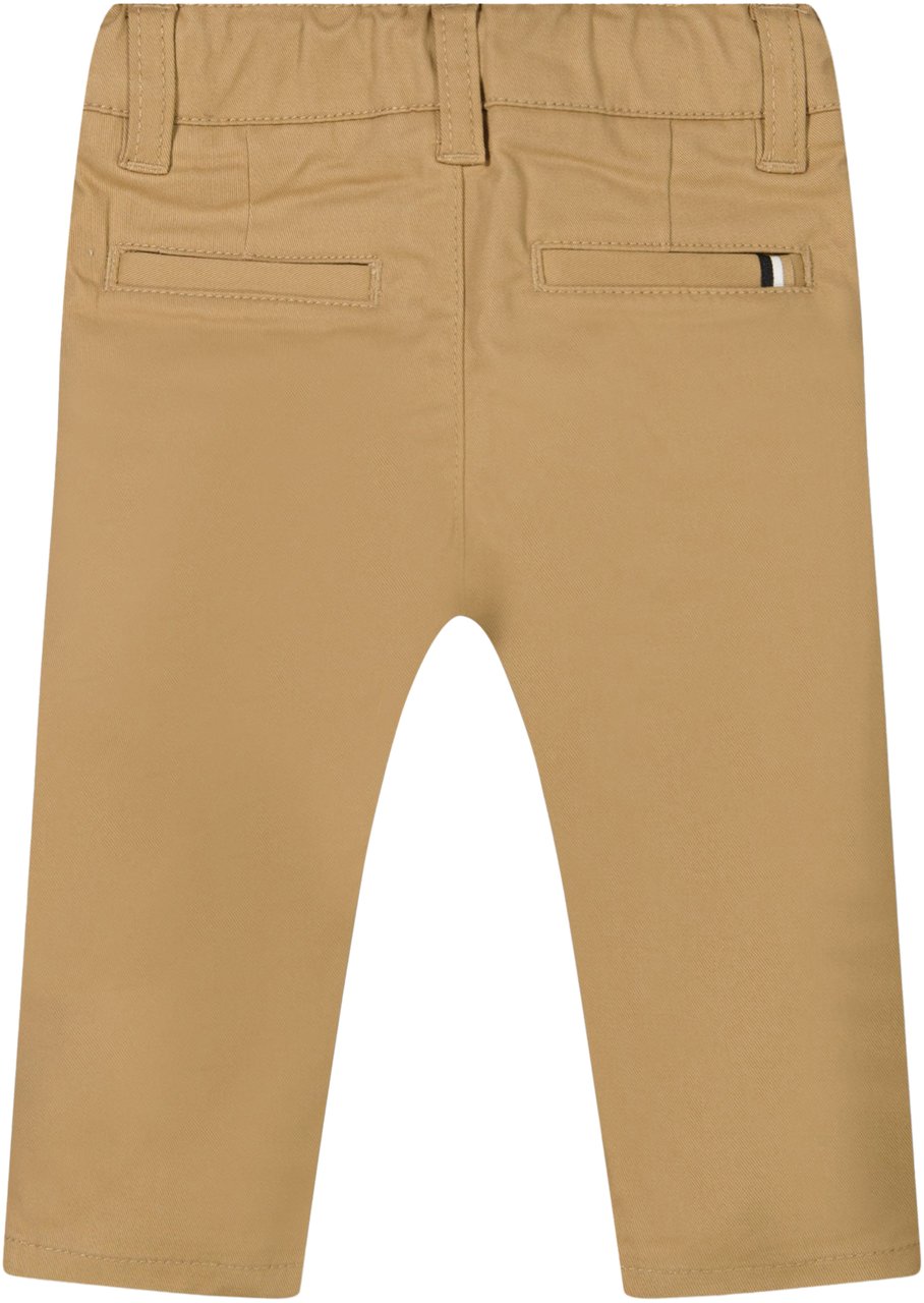 Boss Boss Baby Jongens Broek In Camel Taupe