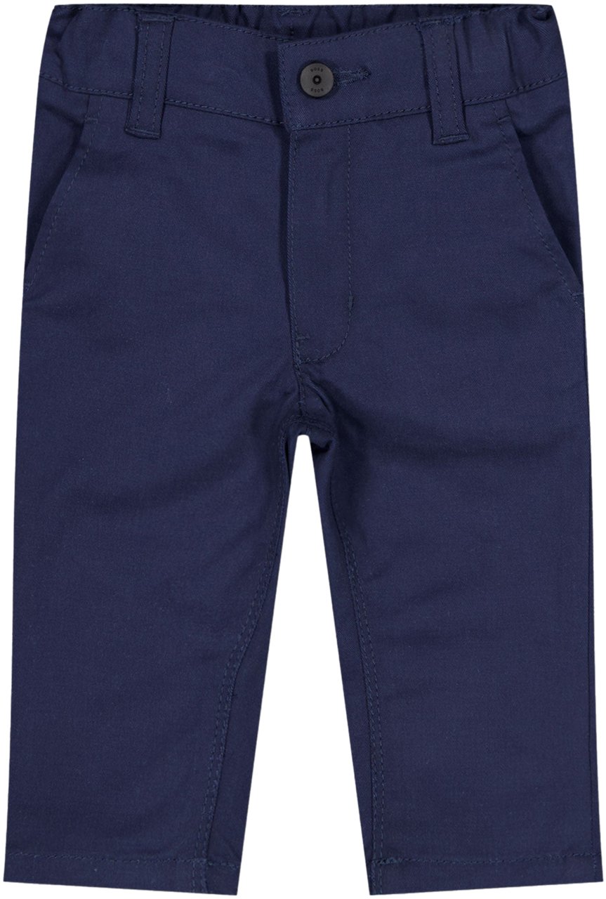 Boss Boss Baby Jongens Broek In Navy Blauw