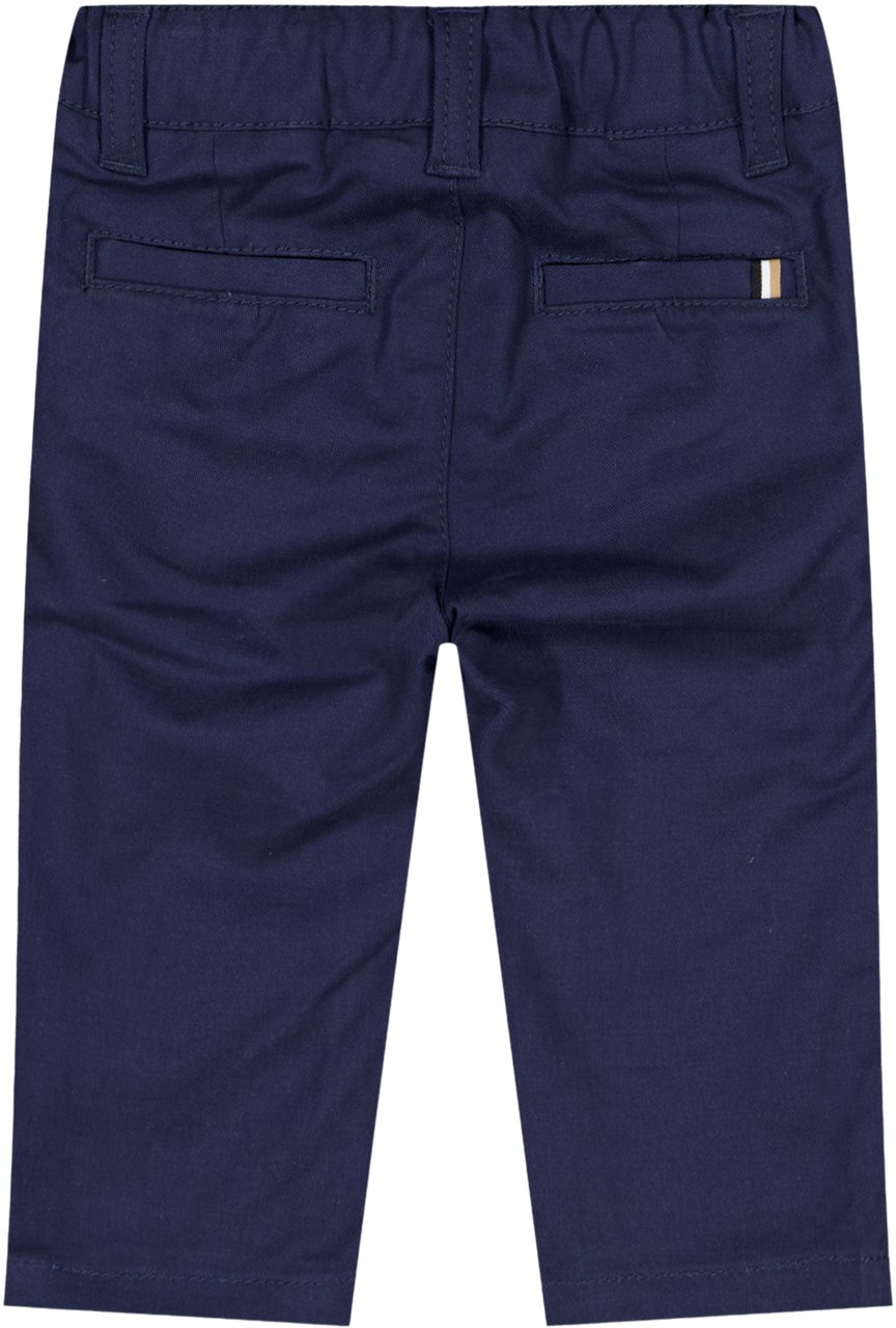 Boss Boss Baby Jongens Broek In Navy Blauw