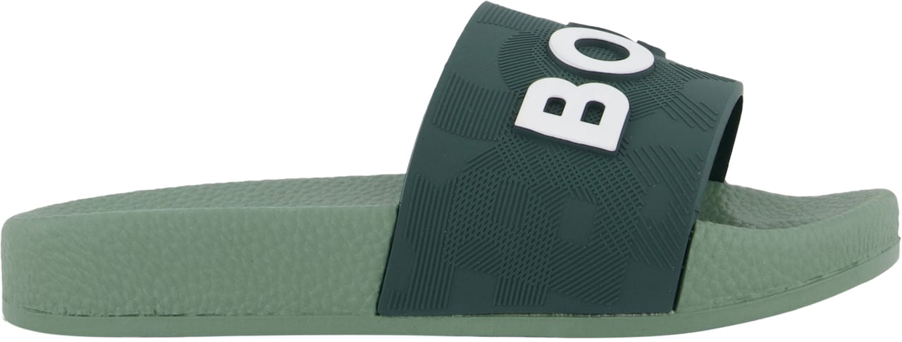 Boss Boss Jongens Slippers In Groen Groen