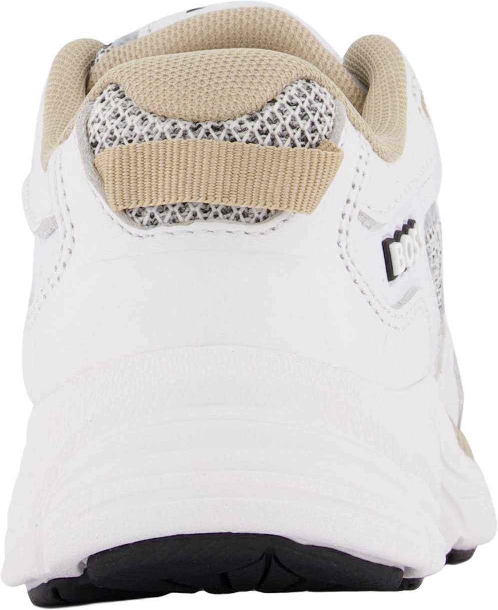 Boss Jongens Sneakers In Wit Wit
