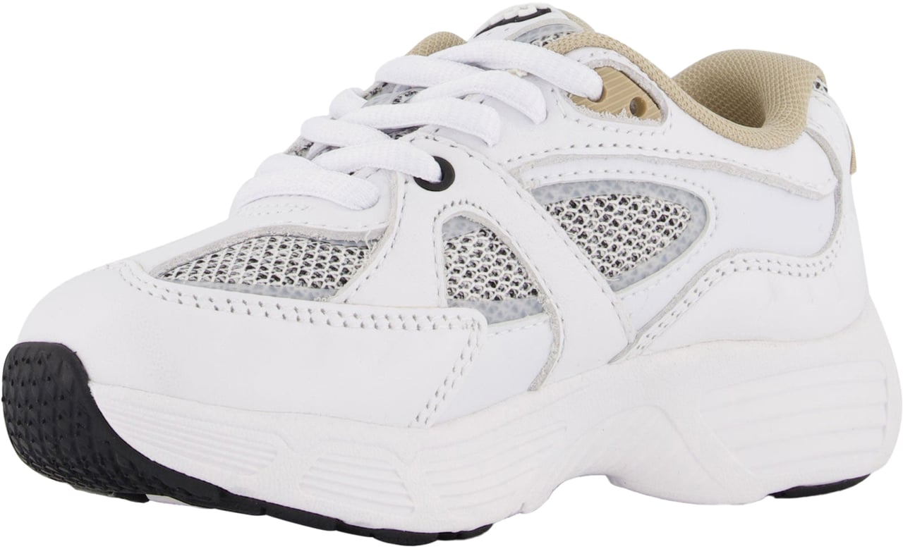 Boss Boss Jongens Sneakers In Wit Wit