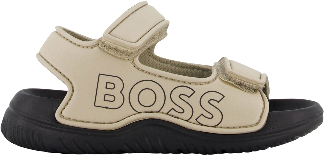 Boss Boss Jongens Sandalen In Beige Beige