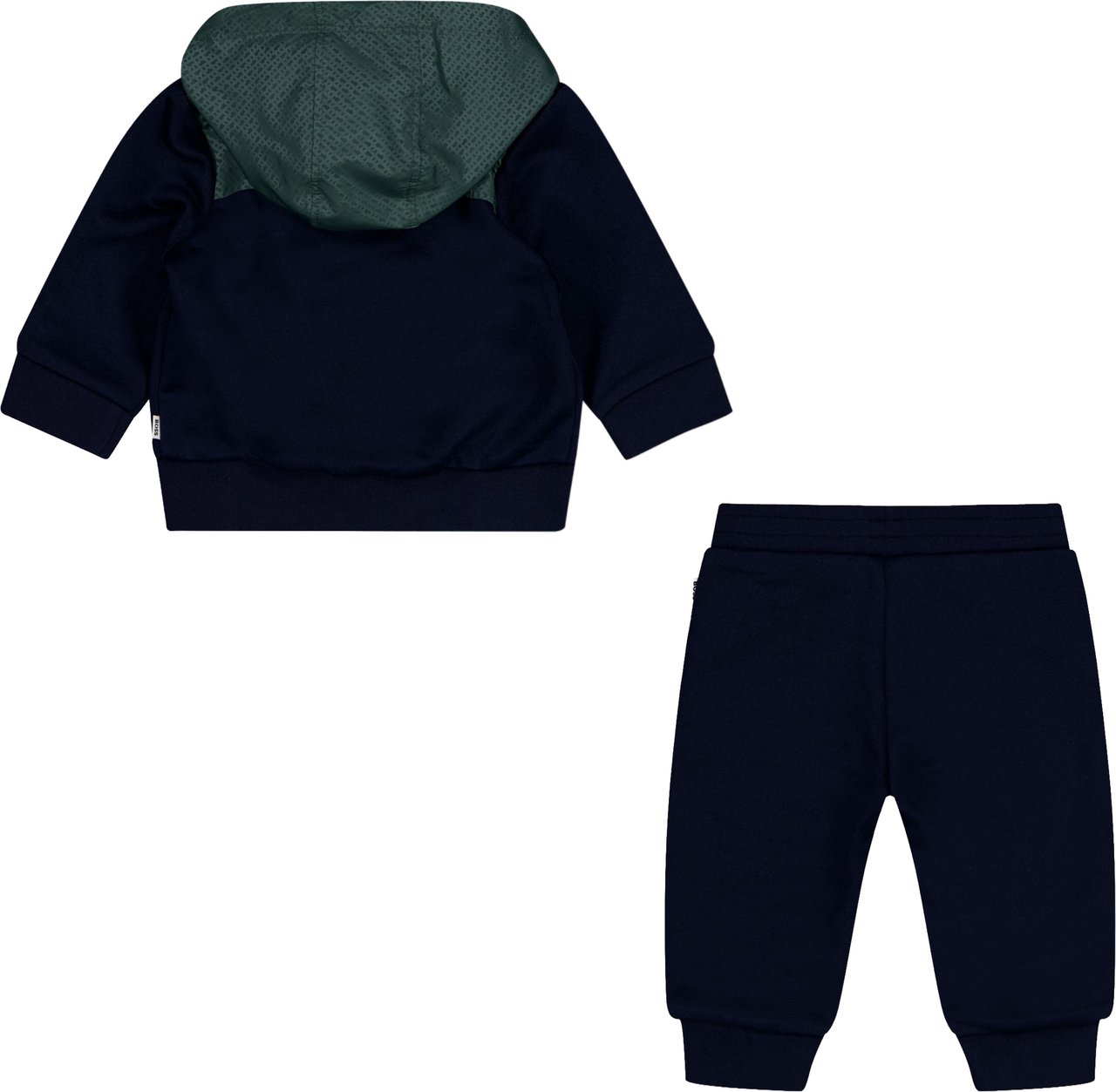 Boss Boss Baby Jongens Joggingpak In Navy Blauw