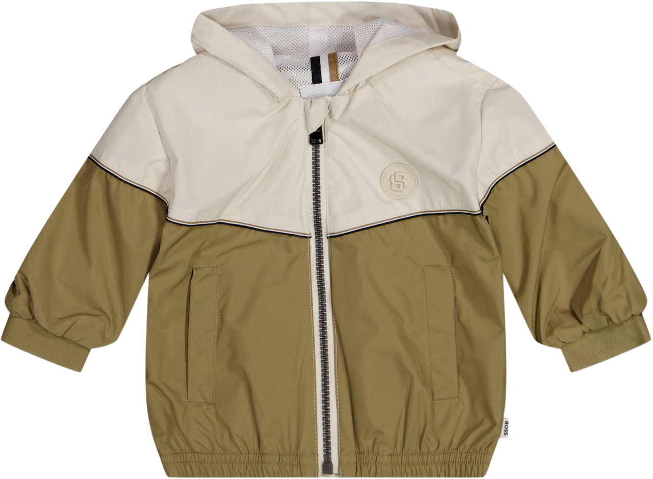 Boss Boss Baby Jongens Zomerjas In Camel Taupe