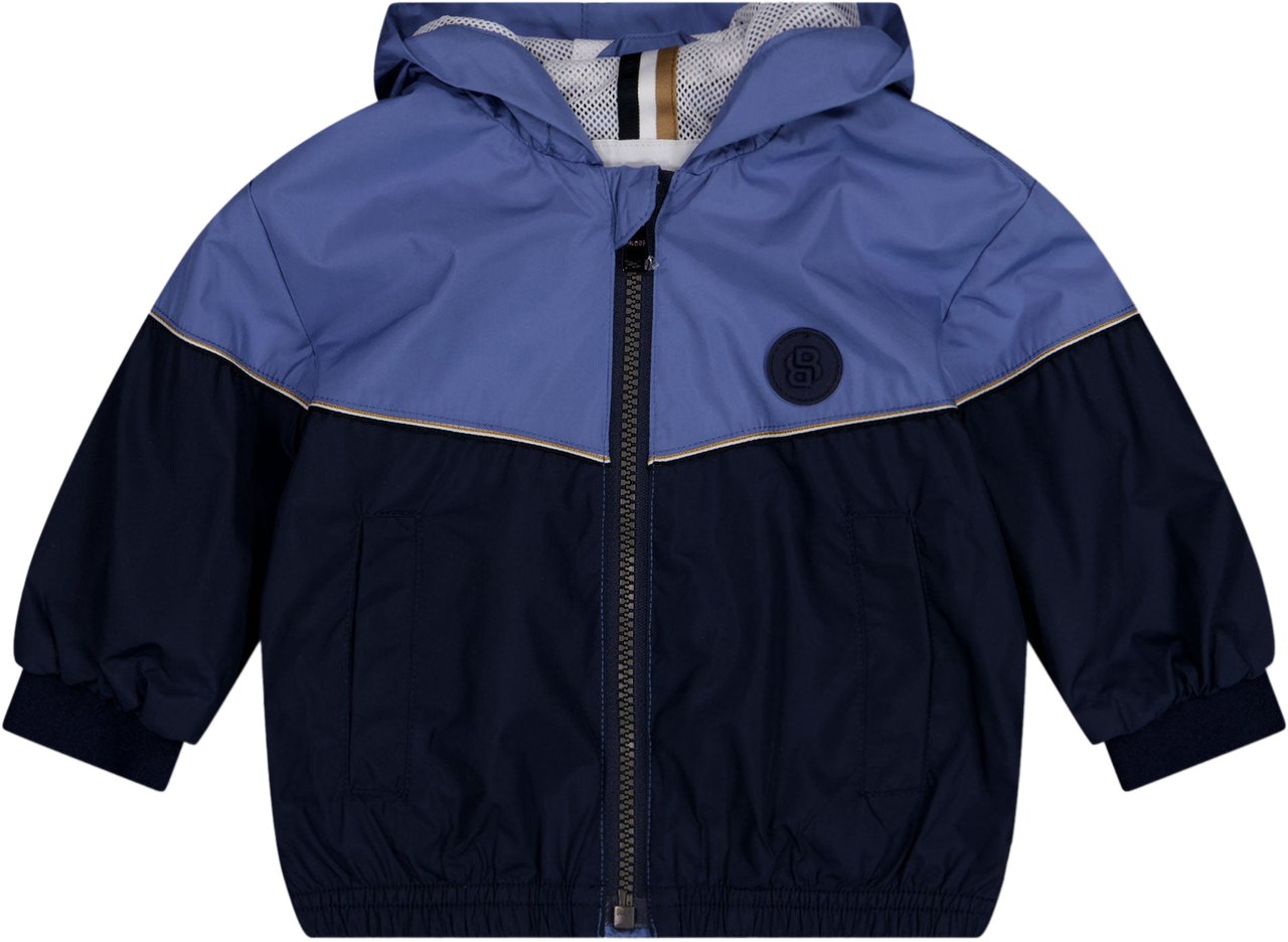 Boss Boss Baby Jongens Zomerjas In Navy Blauw