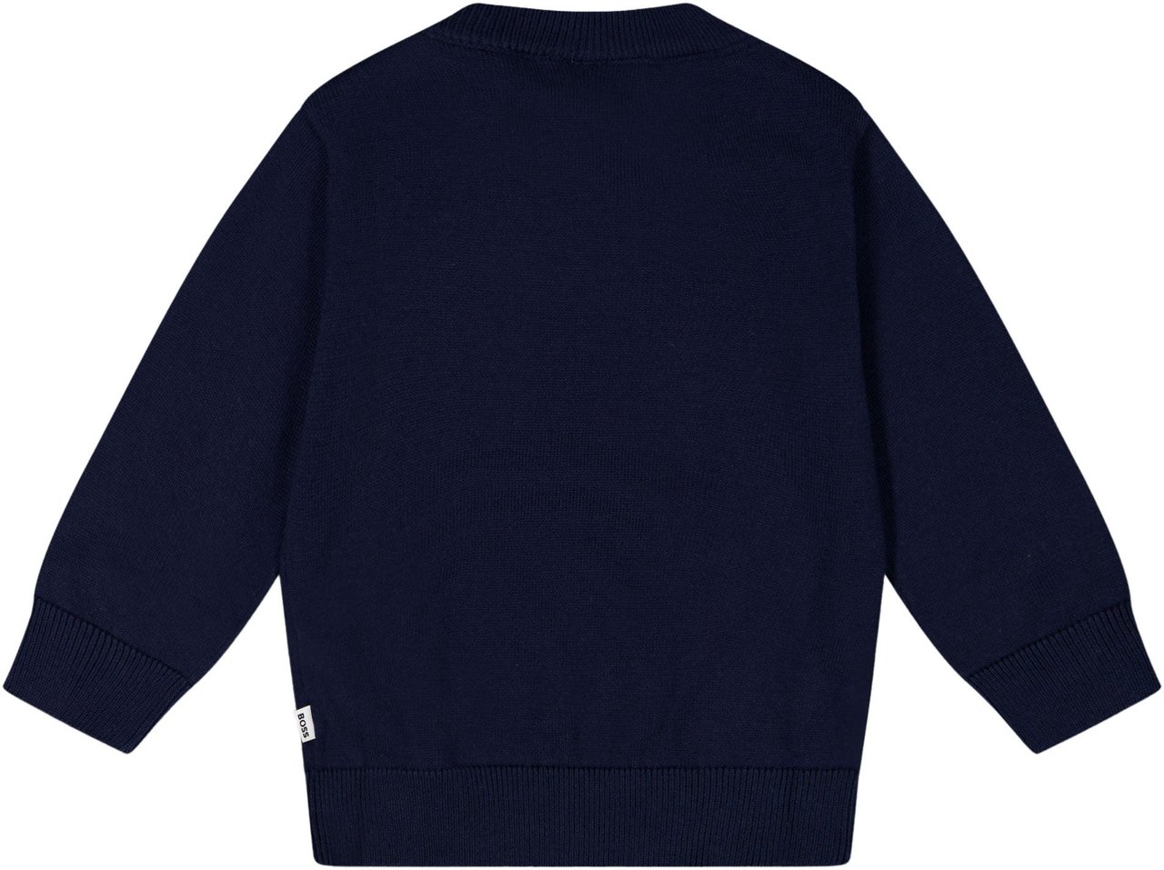 Boss Boss Baby Jongens Trui In Navy Blauw