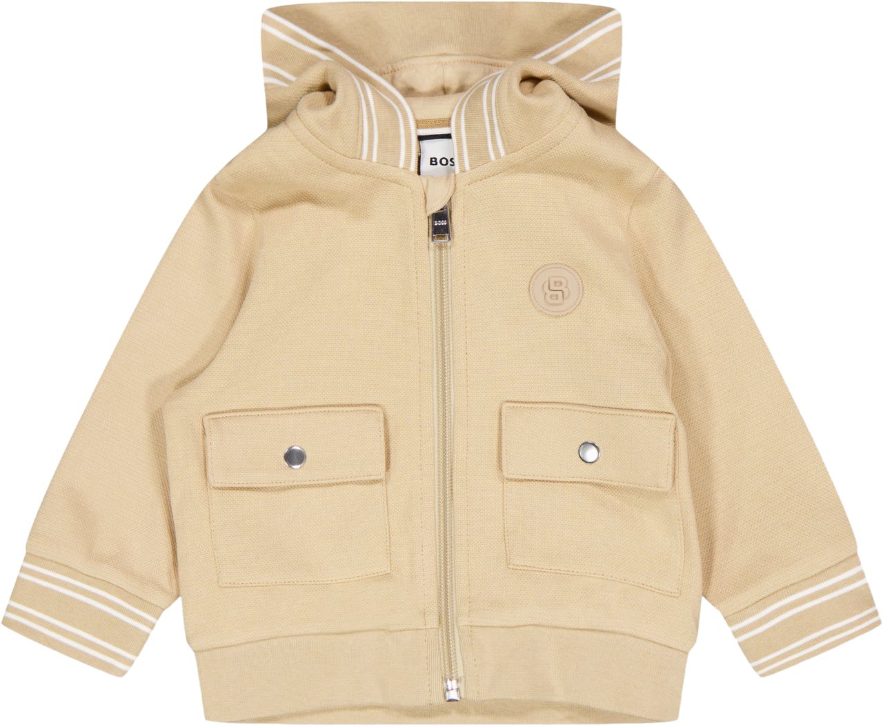 Boss Boss Baby Jongens Vest In Beige Beige