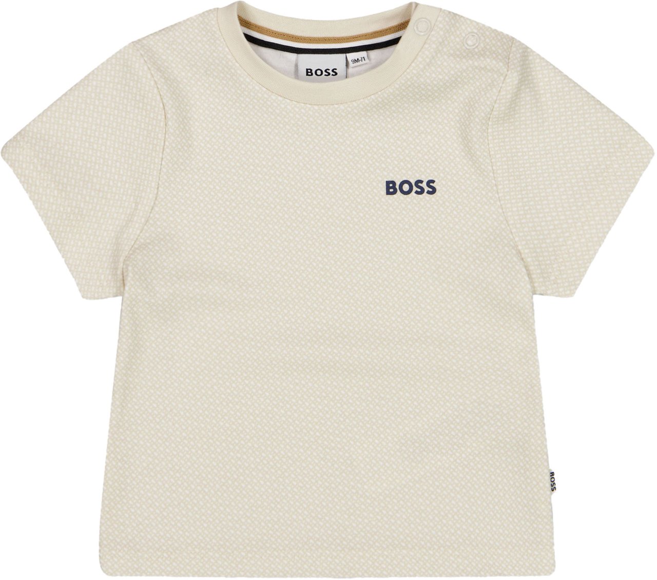 Boss Boss Baby Jongens T-Shirt In Licht Beige Beige