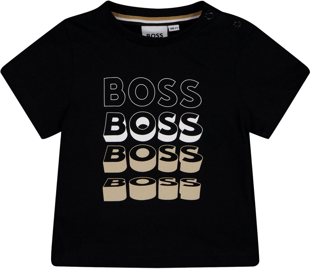 Boss Boss Baby Jongens T-Shirt In Zwart Zwart