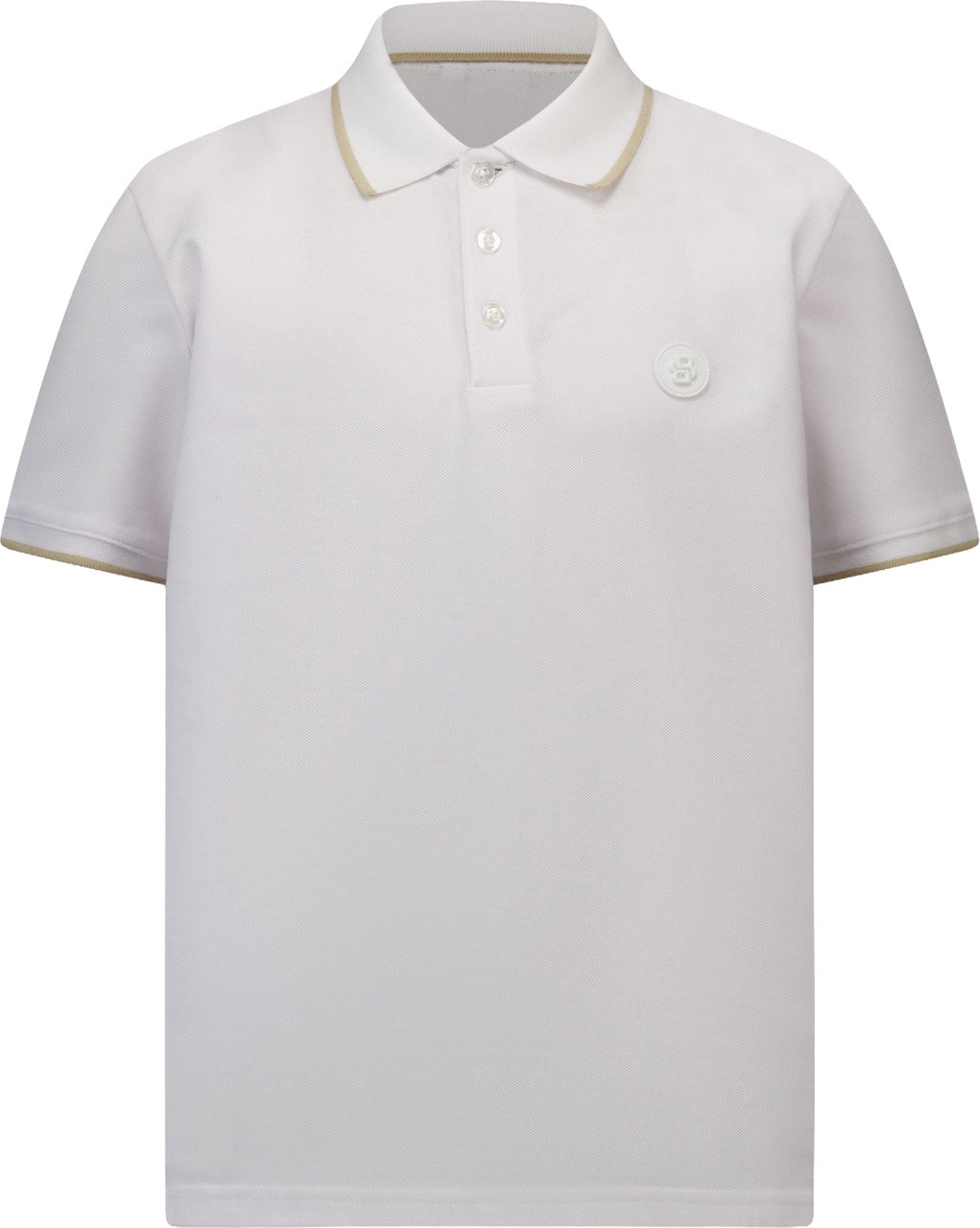 Boss Boss Kinder Jongens Polo In Wit Wit