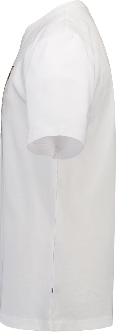 Boss Kinder Jongens T-Shirt In Wit Wit
