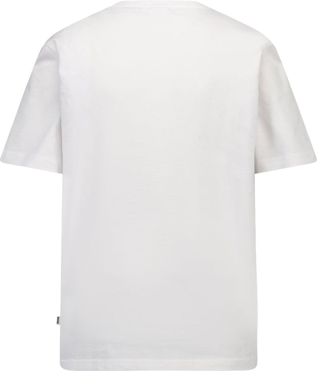 Boss Kinder Jongens T-Shirt In Wit Wit