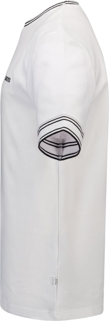 Boss Boss Kinder Jongens T-Shirt In Wit Wit