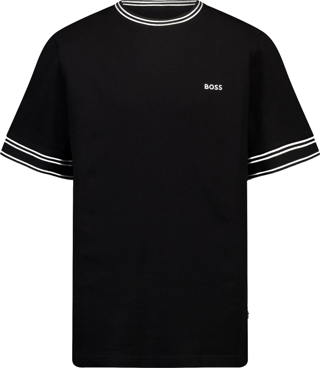 Boss Boss Kinder Jongens T-Shirt In Zwart Zwart