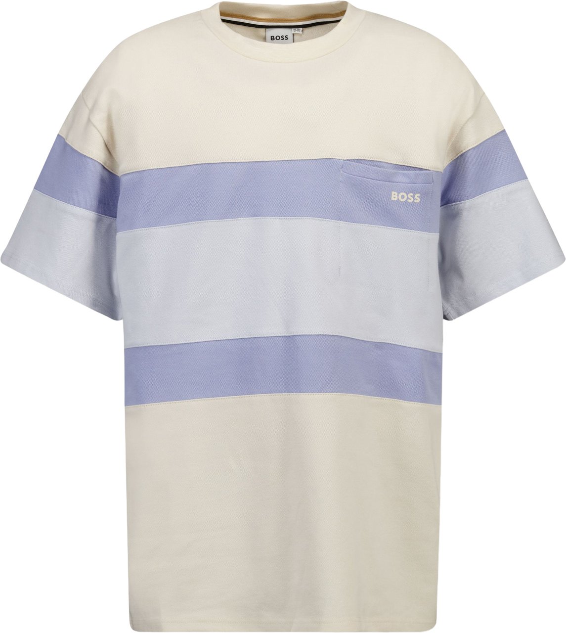 Boss Kinder Jongens T-Shirt In Licht Beige Beige