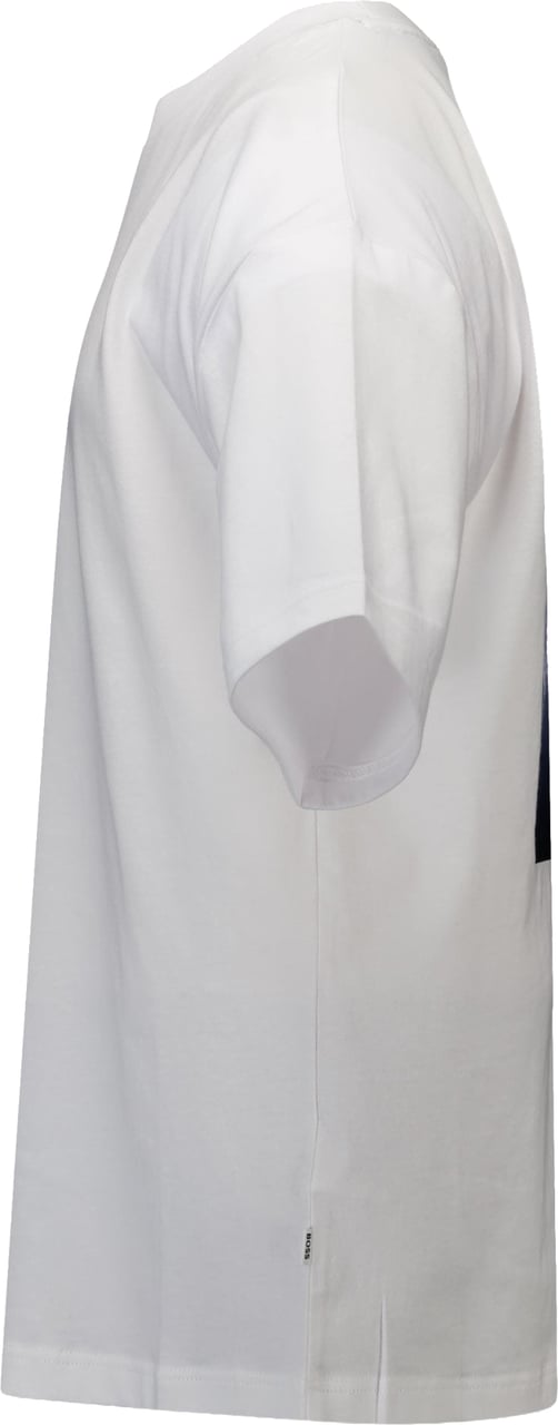 Boss Boss Kinder Jongens T-Shirt In Wit Wit