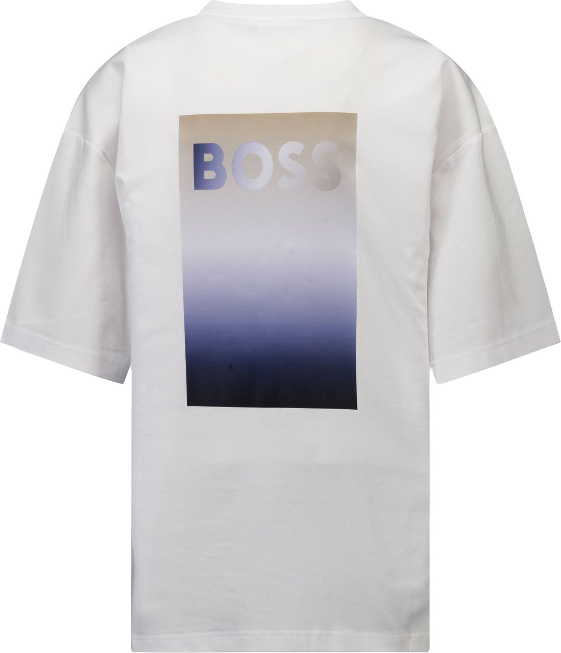 Boss Boss Kinder Jongens T-Shirt In Wit Wit