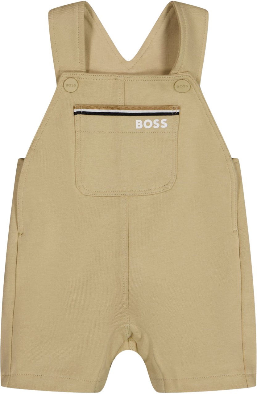 Boss Boss Baby Jongens Shorts In Beige Beige
