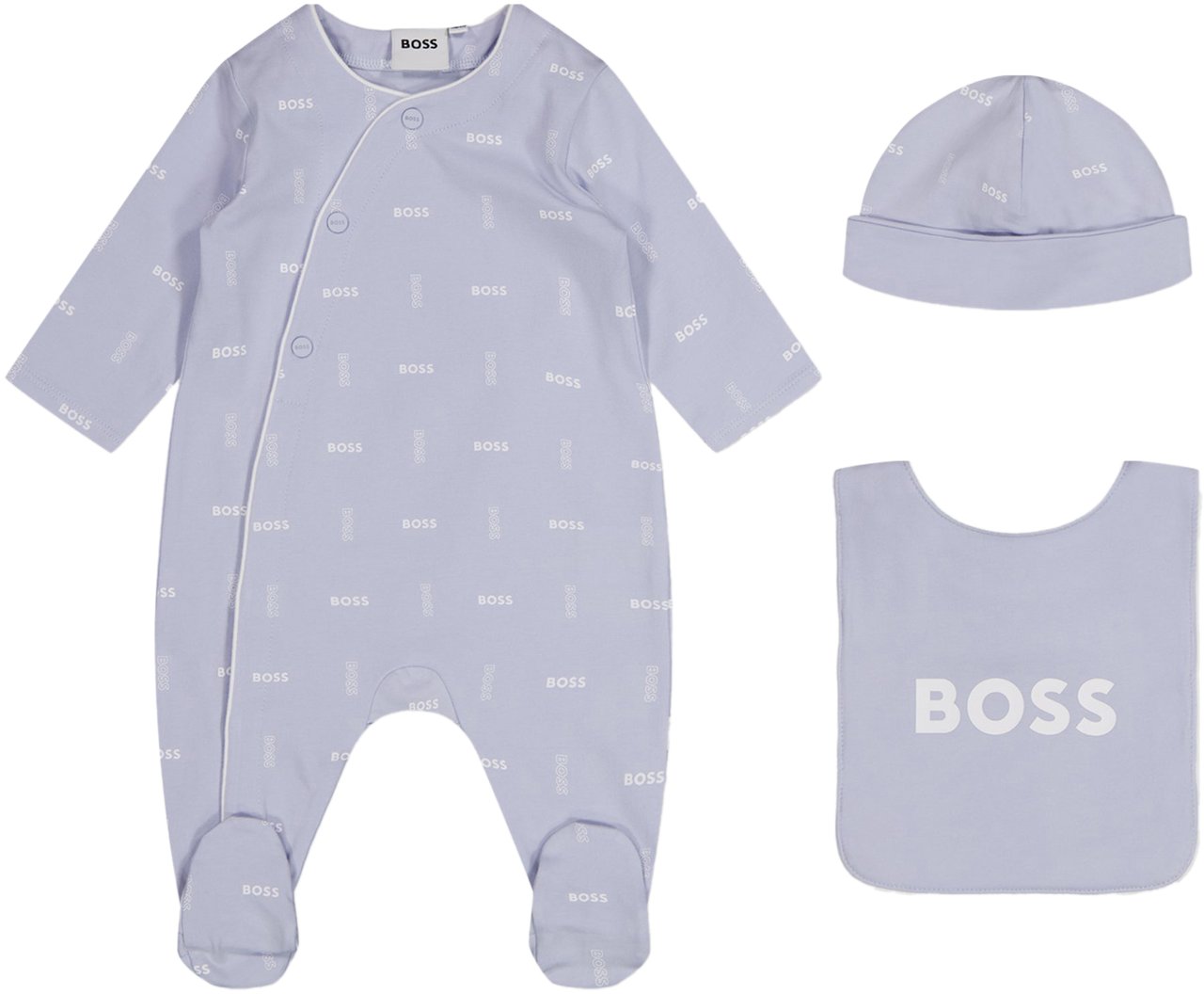 Boss Boss Baby Jongens Boxpakje In Licht Blauw Blauw