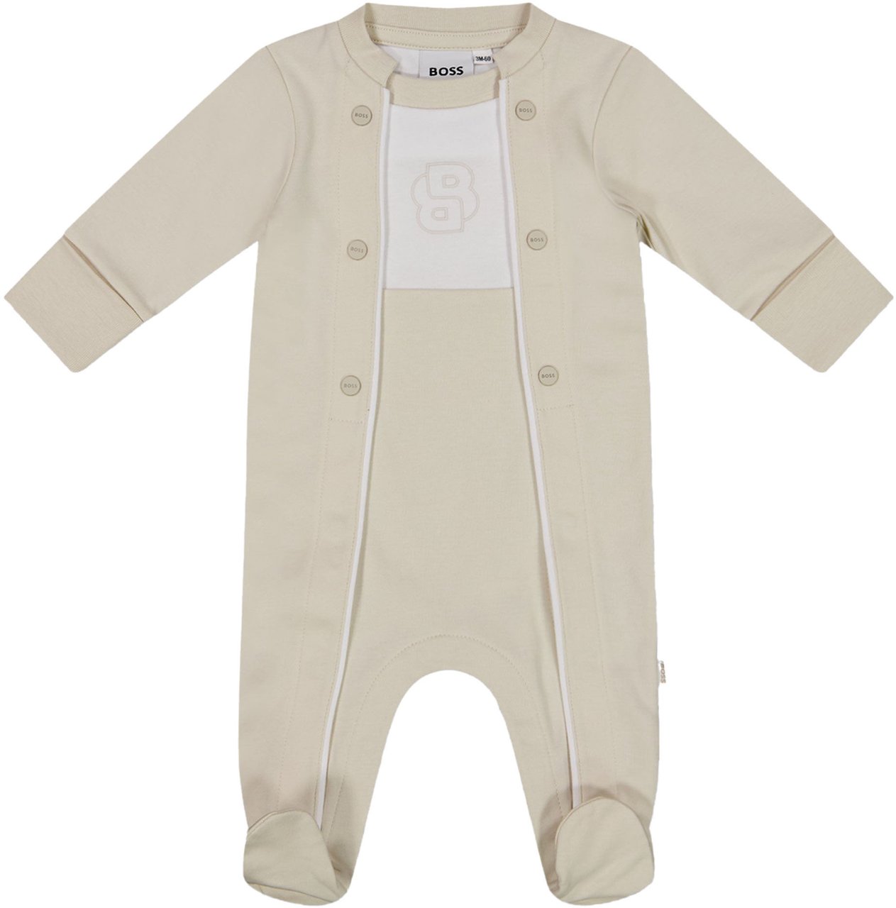 Boss Boss Baby Jongens Boxpakje In Beige Beige